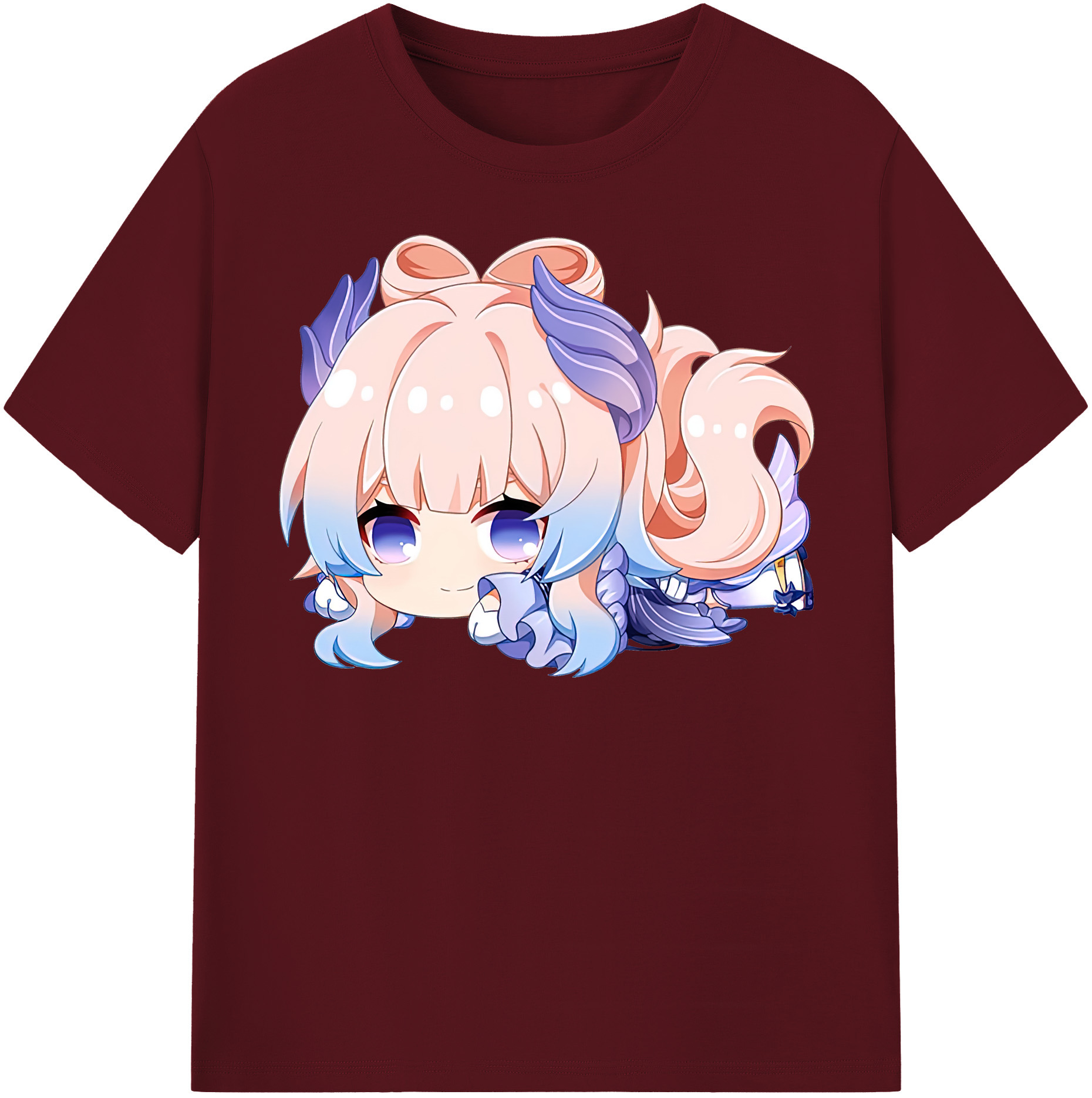 げんし神 珊瑚宮心海 サンゴノミヤ・ココミ genshin Sangonomiya Kokomi 綿100％半袖Tシャツ（フロントプリント）